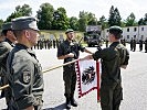 Das Treuegelöbnis der Rekruten des Pionierbataillons 2 auf die Republik Österreich.