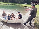 Am Erlebnistag stand für die Kinder auch eine Bootsfahrt am Programm.