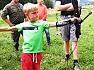 Beim Bogenschießen hatten die Kinder viel Spaß.