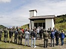 Zahlreiche Bedienstete und Gäste feierten mit der hohen Geistlichkeit einen Gottesdienst.