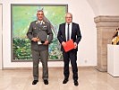 Partner: Militärkommandant Dieter Muhr und Bürgermeister Klaus Luger.