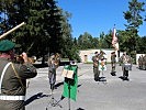 Ein Ensemble der Militärmusik Salzburg umrahmte die Angelobung musikalisch.