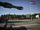 Für die nötige Kulisse sorgte die Liechtenstein-Kaserne.