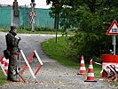 An Fahrwegen wurden "Checkpoints" errichtet.