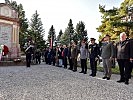 Am italienischen Denkmal wird der gefallenen italienischen Soldaten gedacht.