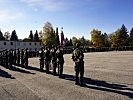 Die Soldatinnen und Soldaten sind zum Traditionstag und der feierlichen Angelobung angetreten.