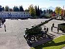 Militärischer Festakt am großen Antreteplatz der Salzburger Pioniere.