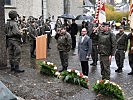 Kranzniederlegung durch den Bregenzer Bürgermeister Michael Ritsch.