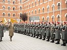 General Graziano beim Empfang im Verteidigungsministerium...