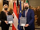 Verteidigungsministerin Klaudia Tanner und ihr italienischer Amtskollege Lorenzo Guerini.