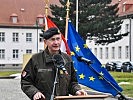 Der Wiener Militärkommandant bei seiner Festansprache.