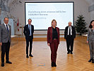 V.l.: Wolfgang Muchitsch, Wolfgang Mueller, Klaudia Tanner, Horst Pleiner und Barbara Glück. (Bild: Archiv)