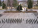Am Antreteplatz des Jägerbataillons 8 fand der Festakt statt.