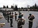 Musikalisch umrahmt wurde die Angelobung von der Militärmusik Salzburg.