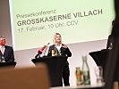 Klaudia Tanner präsentierte die nächsten Schritte in Richtung Großkasernen-Neubau.