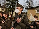 Angelobung von 130 jungen Soldaten des Radarbataillons und des Militärkommandos Salzburg.