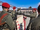 Die Soldaten sprachen ihr Treuegelöbnis auf die Republik Österreich.