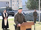 Der Militärkommandant von Tirol, Brigadier Ingo Gstrein, bedankte sich bei den Soldaten für ihre Bereitschaft, einen Beitrag zur Sicherheit Österreichs zu leisten.