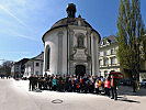 Die Messe fand in der Nepomuk-Kapelle in der Altstadt von Bregenz statt.