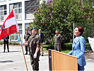 Die Landtagpräsidentin von Salzburg, Brigitta Pallauf, bedankte sich beim Bundesheer für den Assistenzeinsatz.