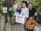 Stefan Skreinig (r.) von der Band "Sinn" gab ein Konzert mit den neuesten Hits.