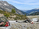 Der Feuerkampf wird von den vorrückenden Soldaten aus Montenegro aufgenommen (mit österreichischem Duellsystem ausgerüstet).