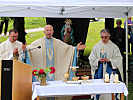 Den Feldgottesdienst zelebrierte Militärpfarrer Richard Weyringer.