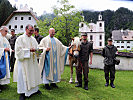 Die Segnung der Pferde beendete den Gottesdienst.