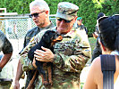 Besuch im Militärhundezentrum mit Leistungsschau.