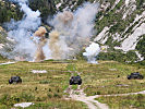 Kompanie-Gefechtsschießen der 3. Panzergreandierkompanie im Mittelgebirge.