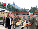 Brigadier Anton Waldner (r.) gratulierte Nicole Fritz zur Bestellung als stellvertretende Leiterin.