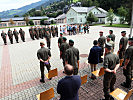 An der Kommandoübergabe in der Krobatin-Kaserne in St. Johann in Pongau nahmen zahlreiche Ehrengäste teil.