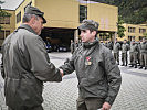 Nach dem Ende des Einsatzes wurde den Soldaten die Einsatzmedaille verliehen.