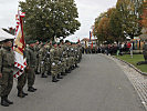 Die zur Angelobung angetretene Truppe.