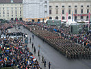 Viele Besucher waren bereits bei der Angelobung vor Ort dabei.