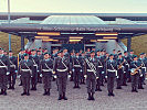 Die Musiker vor der Max-Schmeling-Halle.