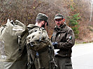 Milizsoldaten rückten zur Übung des Jägerbataillons Steiermark ein.