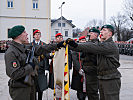 189 Soldatinnen und Soldaten sprachen ihr Treuegelöbnis.