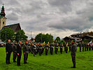 Um 18 Uhr begann der Festakt mit der Meldung an Brigadier Schinnerl.