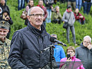 Landeshauptmann Anton Mattle lobte die gute Zusammenarbeit zwischen Land und Bundesheer in der Sorge um das Wohlergehen der Bevölkerung.