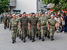 Einmarsch der Soldaten.