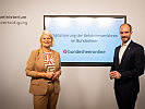 Verteidigungsministerin Klaudia Tanner mit Digitalisierungsstaatssekretär Florian Tursky.