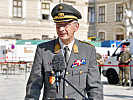 Brigadier Kurt Wagner bei seiner Festansprache.