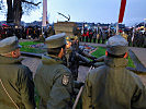 154 Soldatinnen und Soldaten wurden im Lehener Park angelobt.