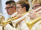 Benefizkonzert der Gardemusik im Arkadenhof des Wiener Rathauses.