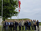 Die Teilnehmerinnen und Teilnehmer des Partnerschaftsschießens.