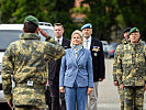 Verteidigungsministerin Klaudia Tanner verabschiedete das UNIFIL-Kontingent.