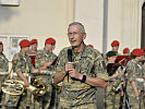 Brigadier Wagner während seiner Ansprache.