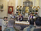 Gottesdienst und Aschenkreuzsegnung durch Milit&auml;rbischof Werner Freistetter in der Milit&auml;rpfarre St. Nepomuk.