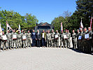 Gruppenfoto der "Soldaten des Jahres" mit den H&ouml;chstanwesenden